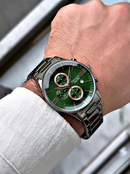 Ferrucci Function FCF.14079FM.07 Multi Fonksiyon Erkek Kol Saati 3 Atm Su Geçirmezlik - Resim 5