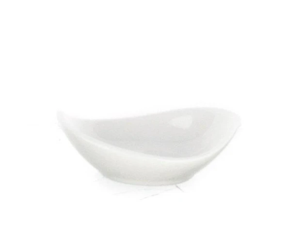 Ultraform Porselen Oval 6Lı Çerezlik Kase Takımı 9x5cm