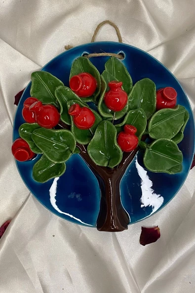 Nar Ağacı Seramik Duvar Panosu - Resim 4