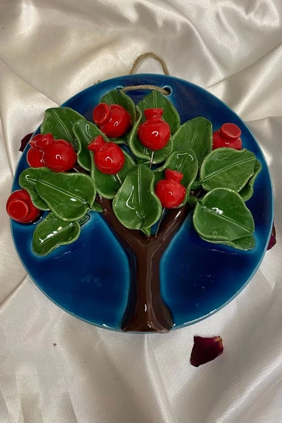 Nar Ağacı Seramik Duvar Panosu - Resim 3