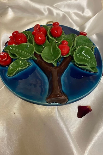 Nar Ağacı Seramik Duvar Panosu - Resim 5