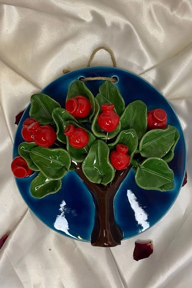 Nar Ağacı Seramik Duvar Panosu - Resim 2