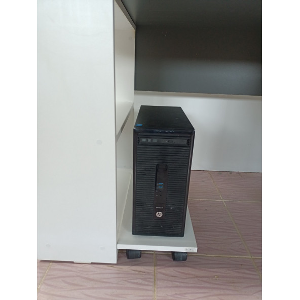 KOBİÇ Bilgisayar Kasa Taşıyıcı Sehpa 50x25x7,8 Cm (BEYAZ) - 6