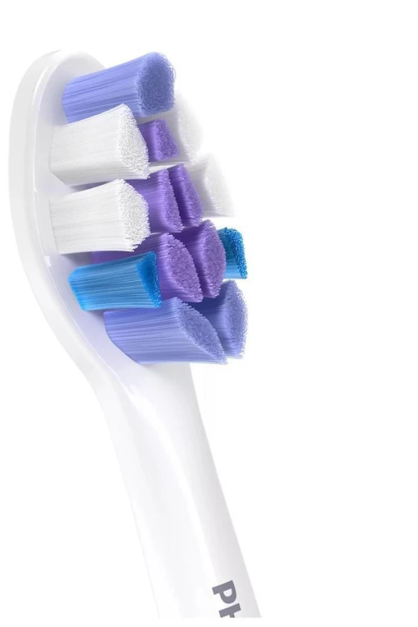 Philips Sonicare HX6052/10 - Sensitive - Sonic Şarjlı Diş Fırçası Yedek Başlıkları 2'li Beyaz - 3