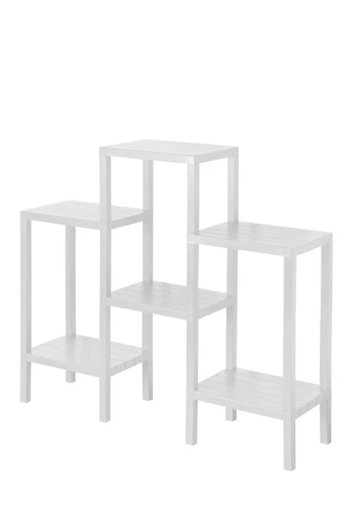 Mithra Life 6 Katlı Plastik Beyaz Banyo Mutfak Rafı MIT1044 - 4