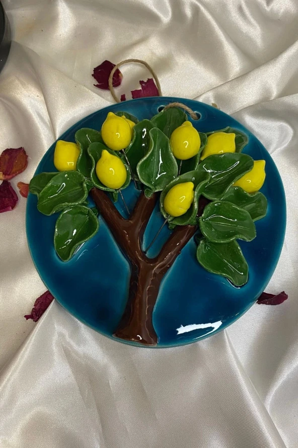 Limo n Ağacı Seramik Duvar Panosu - Resim 3