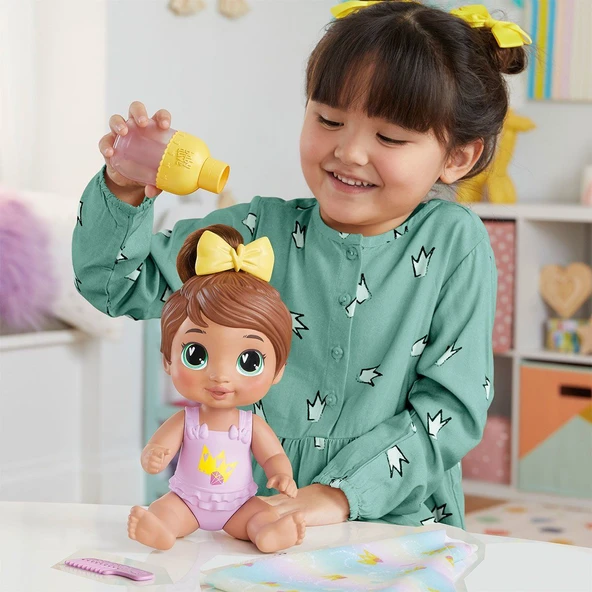 F9120 Baby Alive Şampuan Sevgisi Esmer Bebek +3 yaş - 6