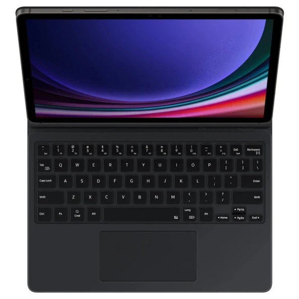 Samsung Galaxy Tab S9 / S9 FE KLAVYELİ KILIF Siyah - EF-DX715BBEGTR - Resim 2