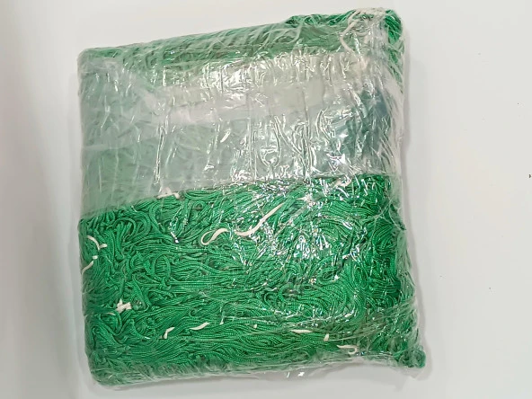 Futbol Kale Filesi 2,5 mm Kord İpi Yeşil 7,32*2,44*2,0 m