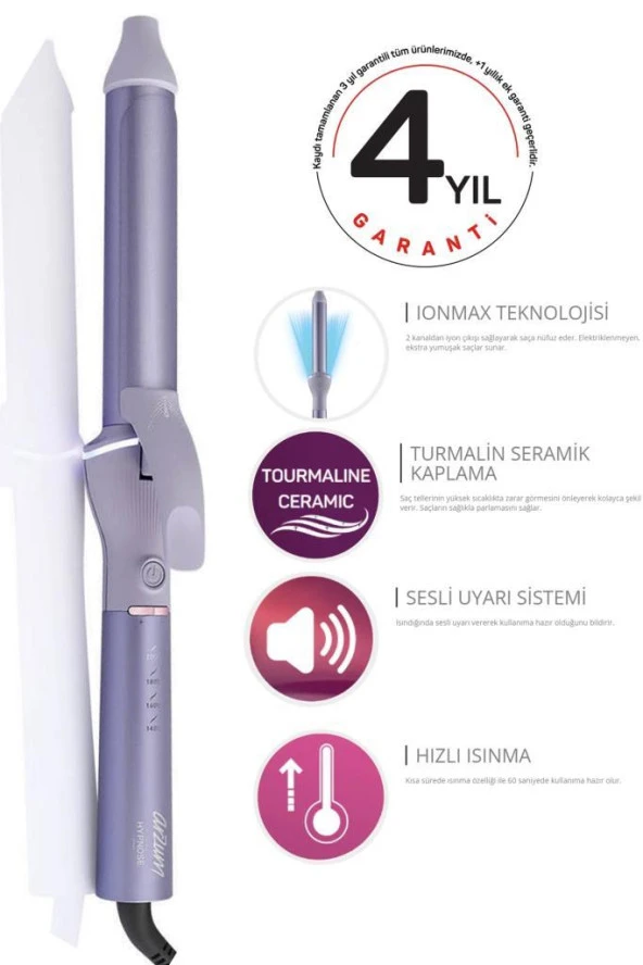 Arzum AR5104 Hypnose Ionmax Saç Maşası