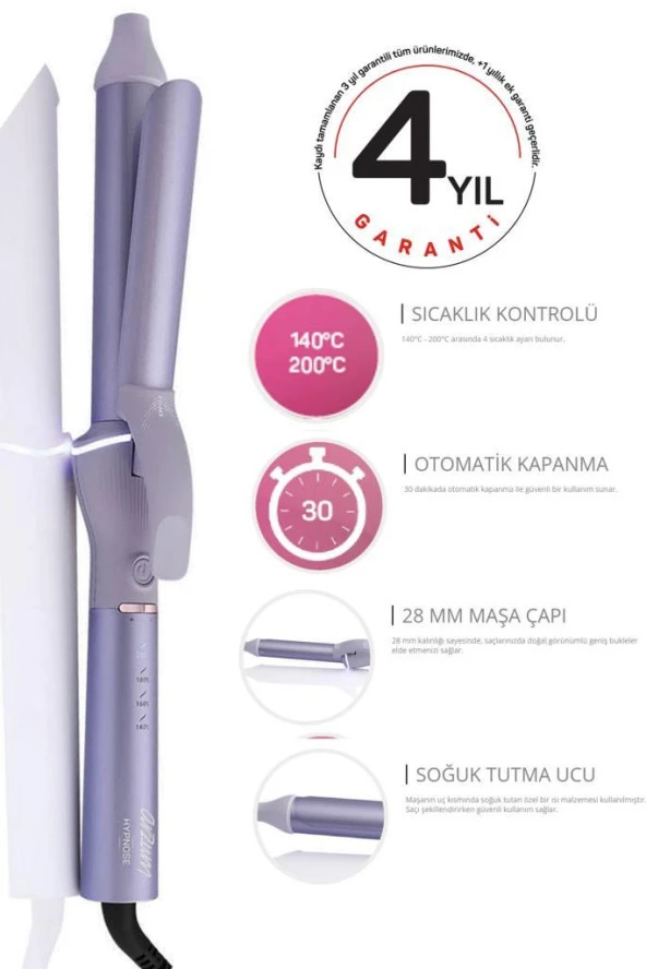 Arzum Ar5104 Hypnose Ionmax Saç Maşası - 2