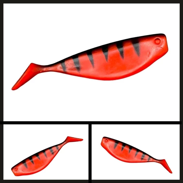 Uyguna-Yakala 10 Cm Bongo Kırmızı Kaplan  Balık-YEM.111 ürün görseli