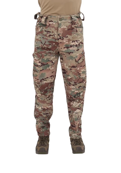 Single Sword Outdoor Softshell Su Geçirmez Erkek&Kadın Kışlık Kayak Pantolonu - 4