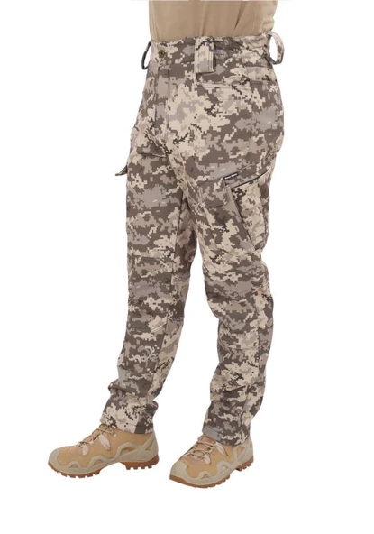 Single Sword Outdoor Softshell Su&Rüzgar  Geçirmez Taktik Erkek Pantolon (İçi Polarlı) - 3