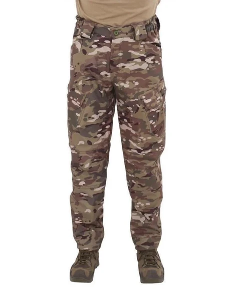 Single Sword Outdoor Softshell Su&Rüzgar Geçirmez Taktik Erkek Pantolon (İçi Polarlı)