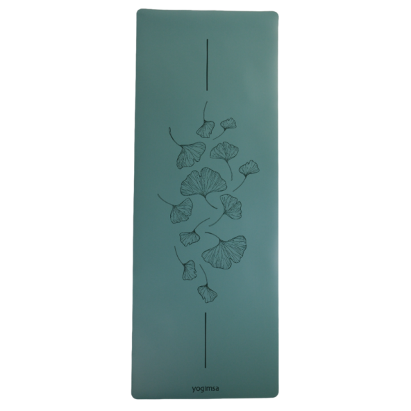 Ginkgo Series Mavi-Kaydırmaz Yoga ve Pilates Matı - 3