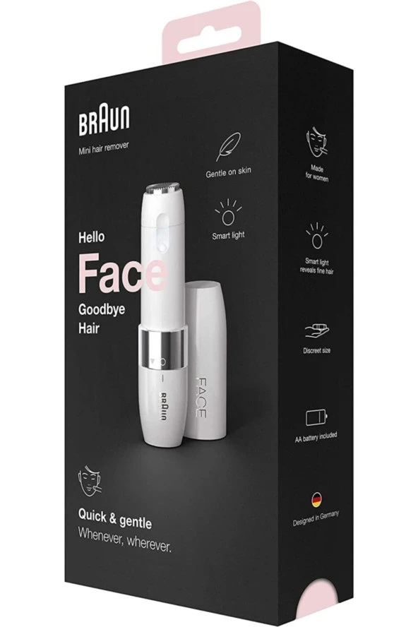 Braun Fs1000 Mini Tüy Alma Makinesi Pil Ve Temizleme Fırçası, Seyahat Boy, Kablosuz Kullanım