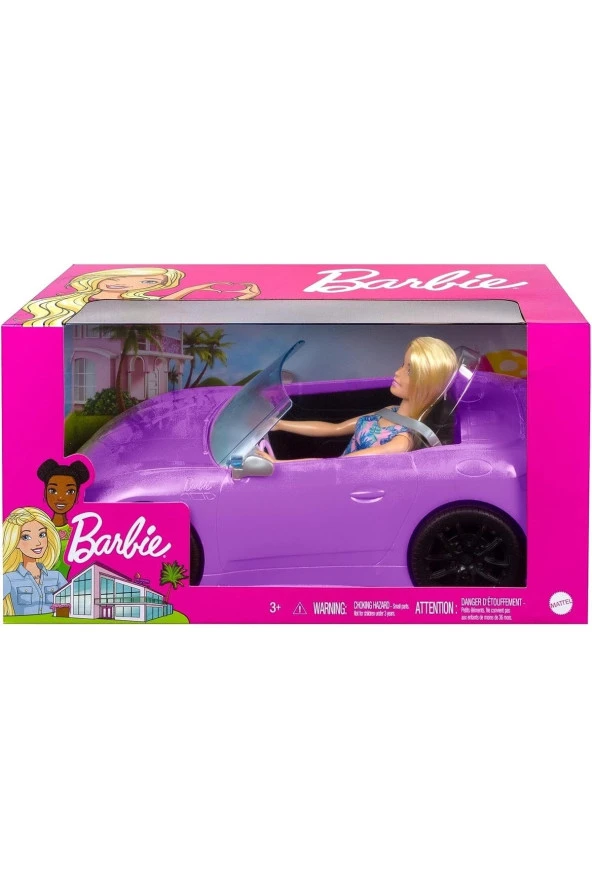 Barbie HBY29 | GC Doll + Convertible Caucasian CSTM - 4