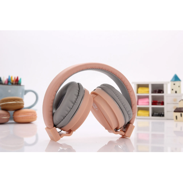 Kulak Üstü Kablolu Ayarlanabilir Kulaklık EV90 Extra Bass Mikrofonlu Oyuncu Sağ Sol Çift Çıkış