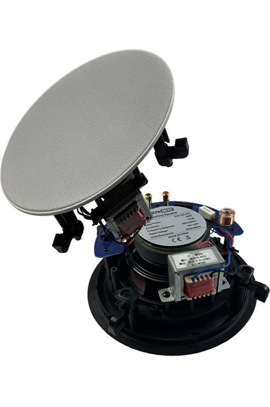 Hepa Merz HVX-160 PRO Üst Seviye Alçıpan Tavan Hoparlörü 16 cm 160 Watt 100V Trafolu (Adet) - Resim 2