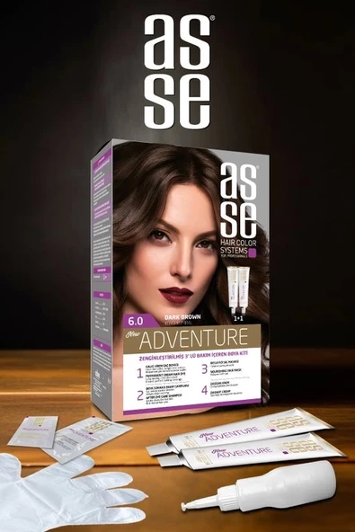 Asse Adventure Set Boya No:6.0 Koyu Kumral - Resim 5