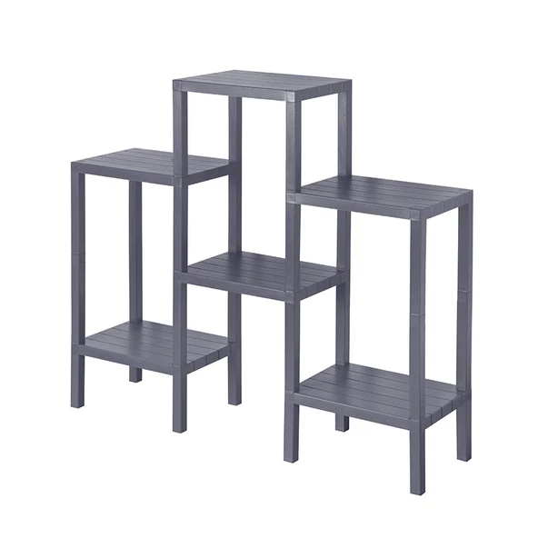 Mithra Life 6 Katlı Plastik Gri Banyo Mutfak Rafı MIT1046 - 3