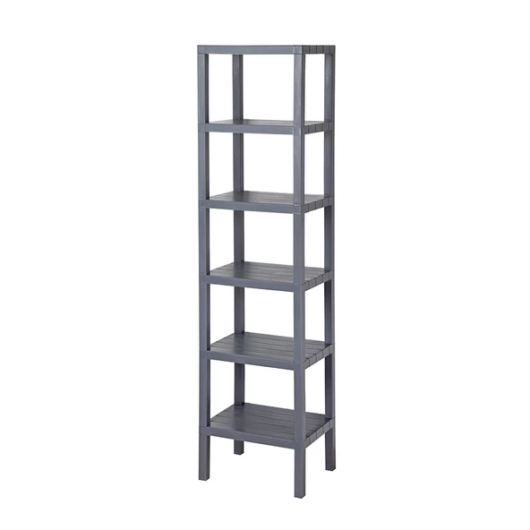 Mithra Life 6 Katlı Plastik Gri Banyo Mutfak Rafı MIT1046 - 4