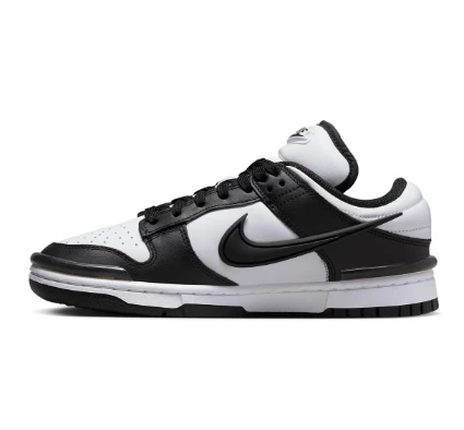 NIKE W DUNK LOW TWIST KADIN SPOR AYAKKABI BEYAZ-SİYAH DZ2794001 B-82 - 2