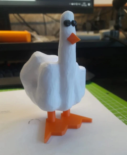 Duck You! Sevimli Ördek Dekoratif Obje Biblo Fİgür Aksesuar - 3