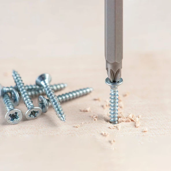 Sunta Vidası 5x40 Mm Paket 200 Adet Sivri Uçlu Ahşap Tahta Ağaç Mobilya Ayak Kulp Vidası - Resim 8