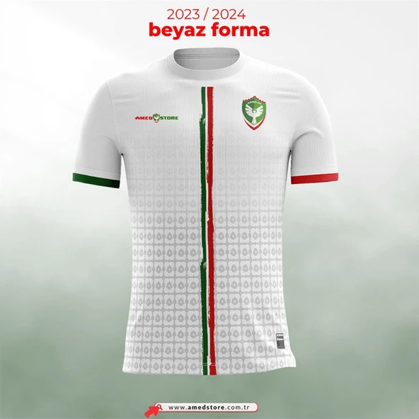 AMED SPOR 006 YENİ SEZON TARAFTAR FORMA BEYAZ - 2