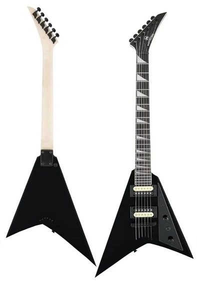 Maxword DG-28BK V Kasa Gül Klavye 2x Zebra Humbucker Manyetik Yüksek kaliteli Elektro Gitar - 2