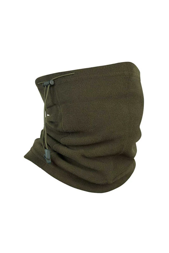 Polar Unisex İpli Bere ve Boyunluk Yeşil - 4