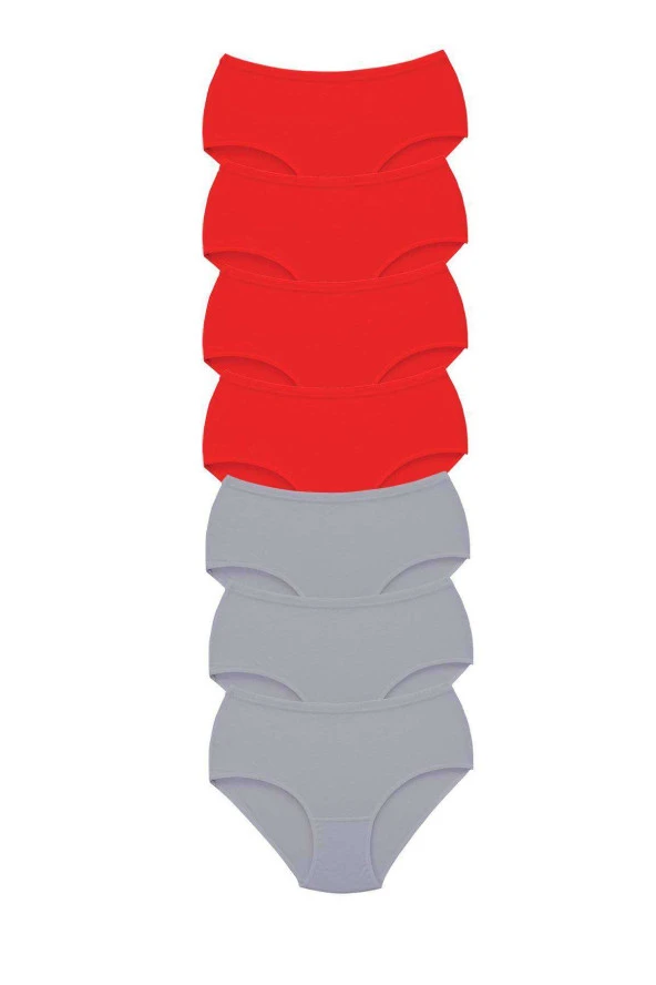 7 Adet Tutku Kadın Yüksek Bel Bato Kalın Lastik Külot S6 ürün görseli 1