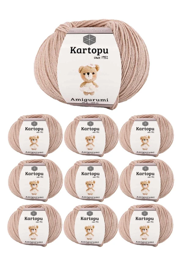 10 Adet Amigurumi El Örgü İpi 50gr 850