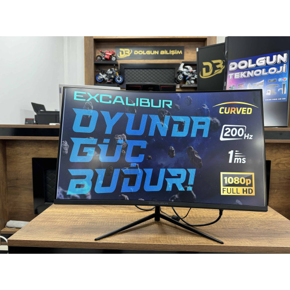 Casper Excalibur M.E238FHD-G 23.8" 200Hz 1ms Curved Full HD Monitör (İKİNCİ EL)