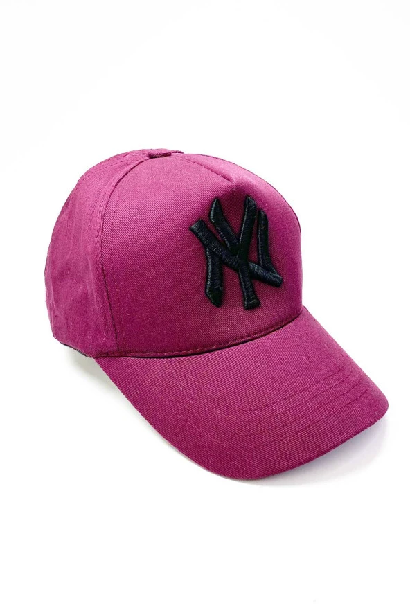 Arkası Cırtlı Ayarlanabilir Erkek-Kadın Sade Spor Şapka Bordo ürün görseli