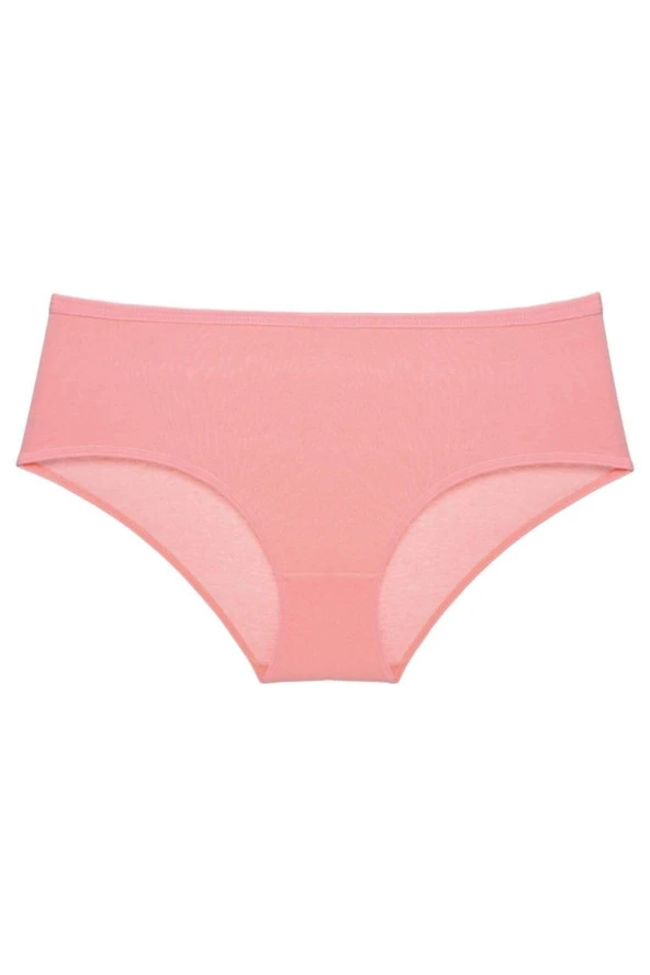 3 Adet Kadın Yüksek Bel Bato Külot Gri Ten Pudra - 4