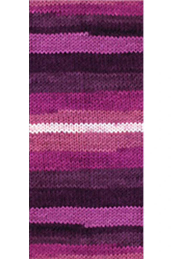 5 Adet Vega Stripe Premium Akrilik El Örgü İpi Yünü No: 82413 - Resim 2