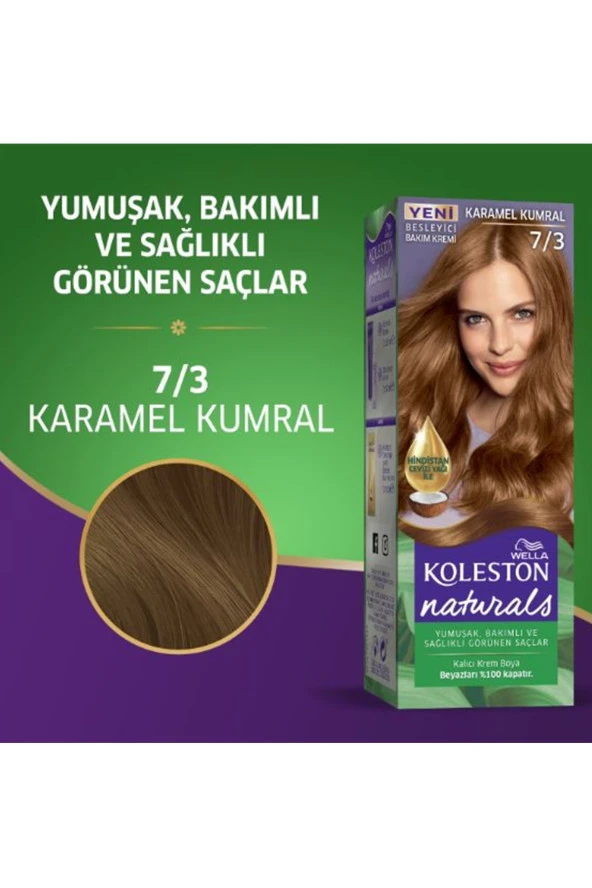 Naturals Saç Boyası Karamel Kumral 7/3 2x Paket - 2
