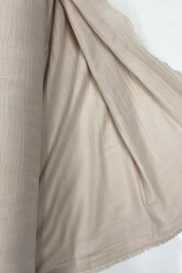 Çok Amaçlı Müslin Pamuklu Bebek Örtü ve Battaniye Kumaşı Müslin Bez Açık Pudra 33 ürün görseli 1