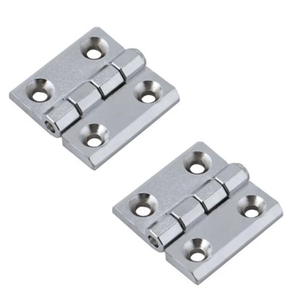 Mobilya Pencere Kapı Duşakabin Mini Dolap Menteşesi Yaprak Menteşe Krom 40 x 40 mm 2 Adet ürün görseli