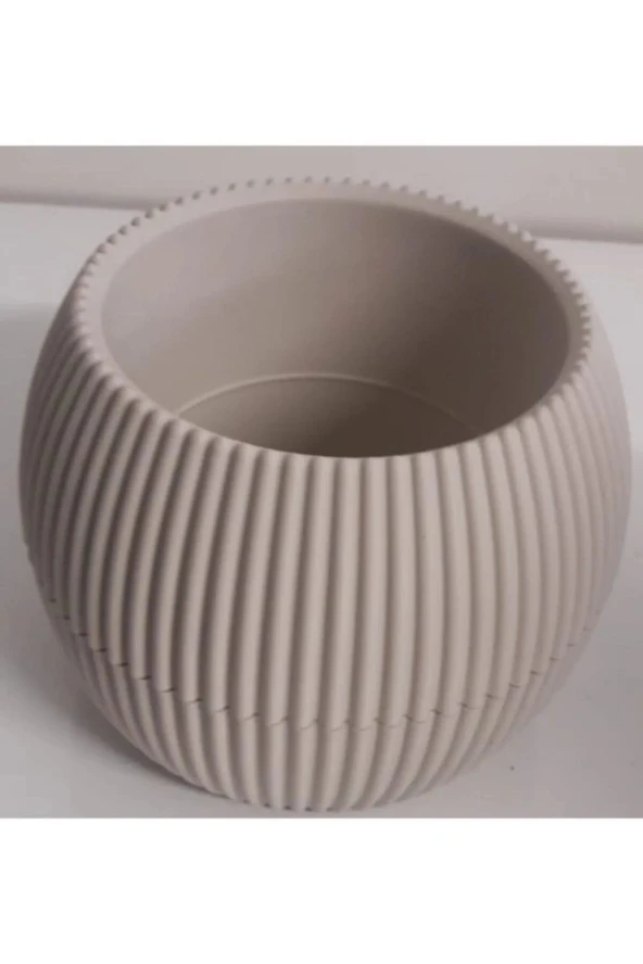 Mercan Saksı 2 Numara 0,35 Litre Su Hazneli Dekoratif Kaktüs Sukulent Saksı 11,8x9,2 cm - 2