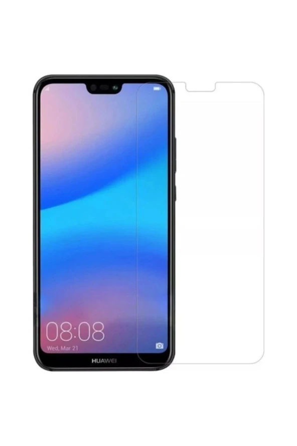 Huawei P20 Lite Uyumlu Premium Ekran Koruyucu 9h Sert Temperli Kırılmaz Cam Koruma Şeffaf