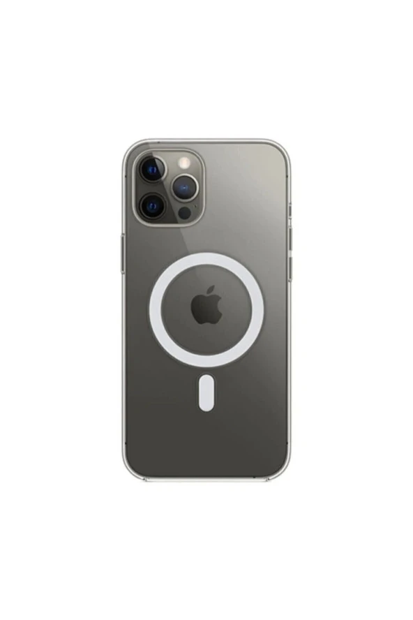 Iphone 13 Pro Kılıf Kamera Lens Korumalı Magsafe Destekli Şeffaf Darbe Emici Sert Kapak - 2
