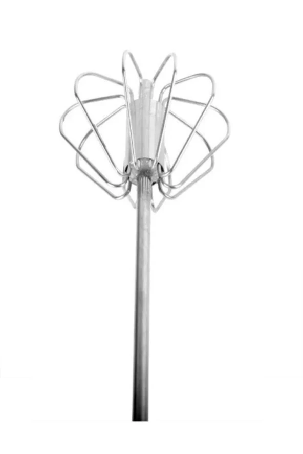 Büyük Bas Çek Mikser Karıştırıcı Metal Çırpma Teli Kek Yumurta Çırpma Aleti Pratik Mikser Çırpıcı ürün görseli 1