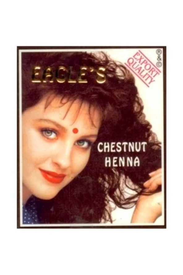 Eagle's Orijinal Hint Kınası Saç Boyası Kestane Rengi - Chestnut Henna - 1