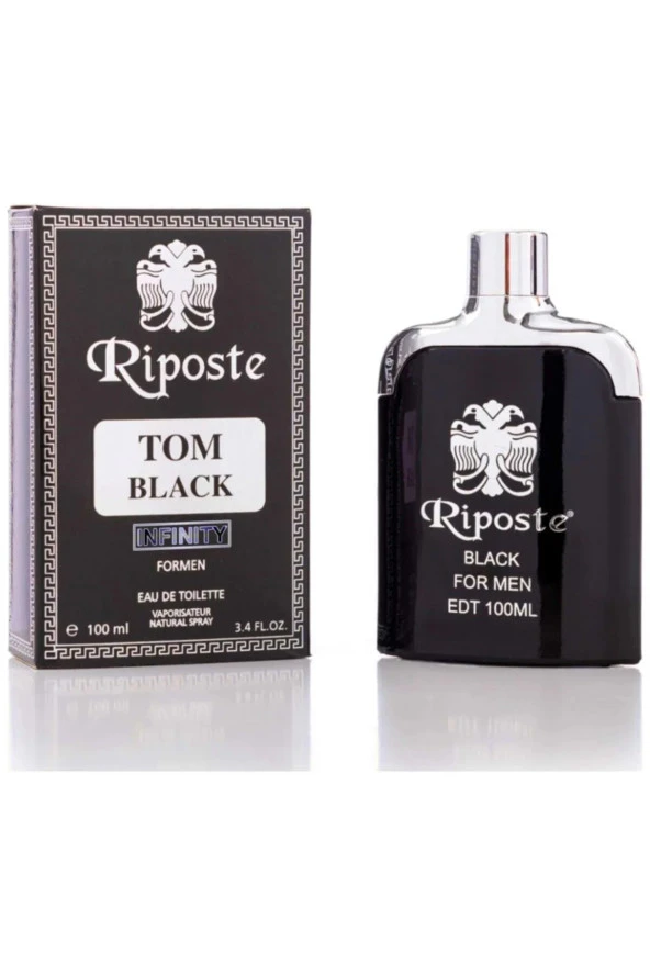 Riposte 24 Saat Etkili Erkek Parfüm - Tom Black - For Men 100 Ml