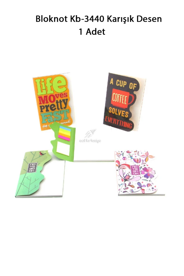 Bloknot Kb-3440 Karışık Desen ürün görseli 1