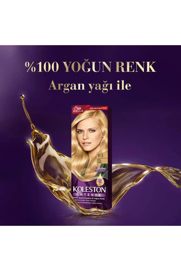 Koleston Intense Saç Boyası 9/3 Açık Altın Sarısı - Salon Kalitesi - 6